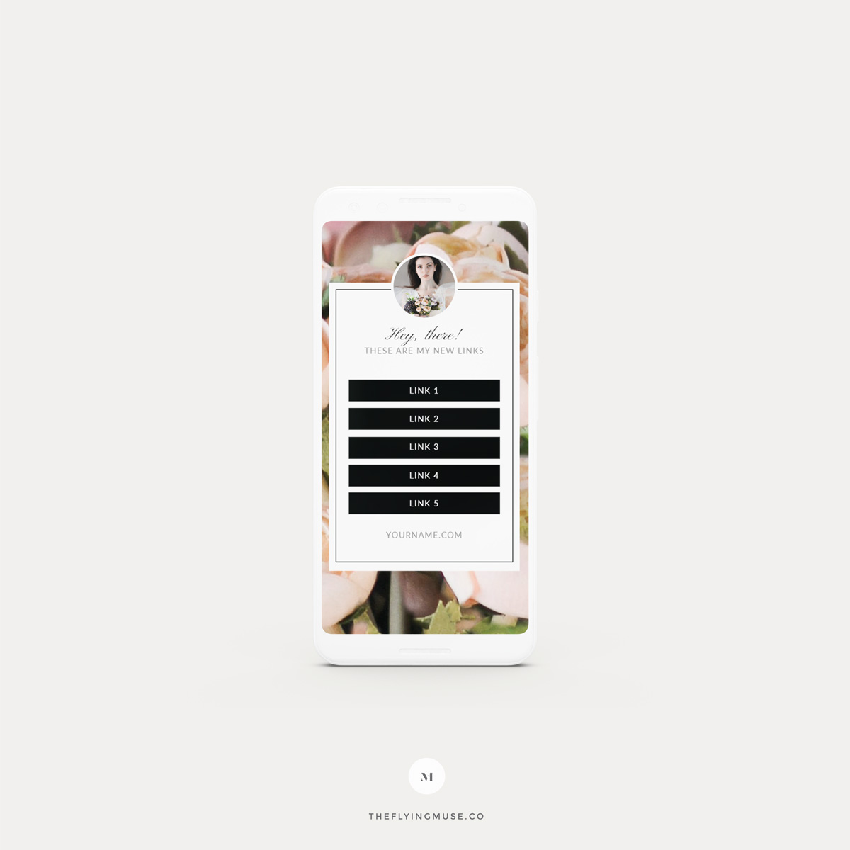 Free Showit Instagram Landing Page Template Mobile
